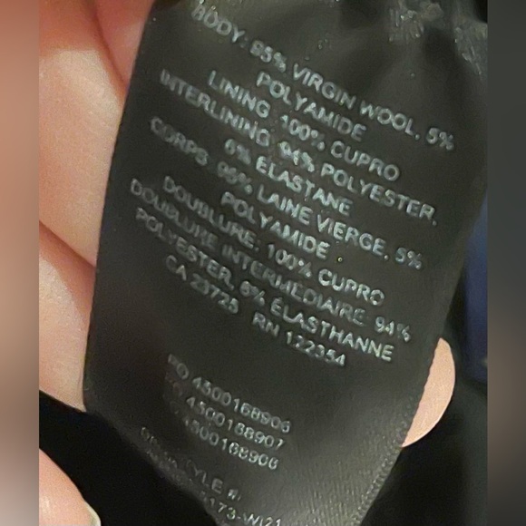 Wilfred the only coat black womans size small/ medium - Picture 10 of 10